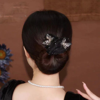 Effora — Hair Bun Maker with Floral Accent for Elegant Updos