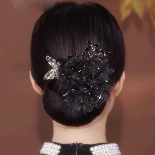 Effora — Hair Bun Maker with Floral Accent for Elegant Updos