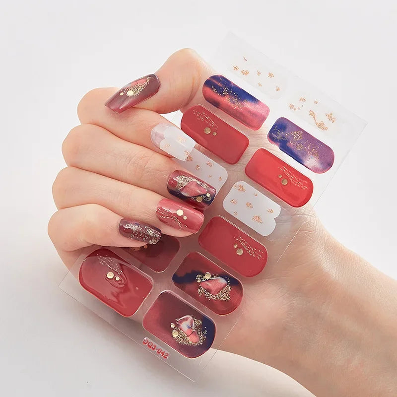 Lunella — 3D Holiday Nail Art Stickers for Easy Festive Nails