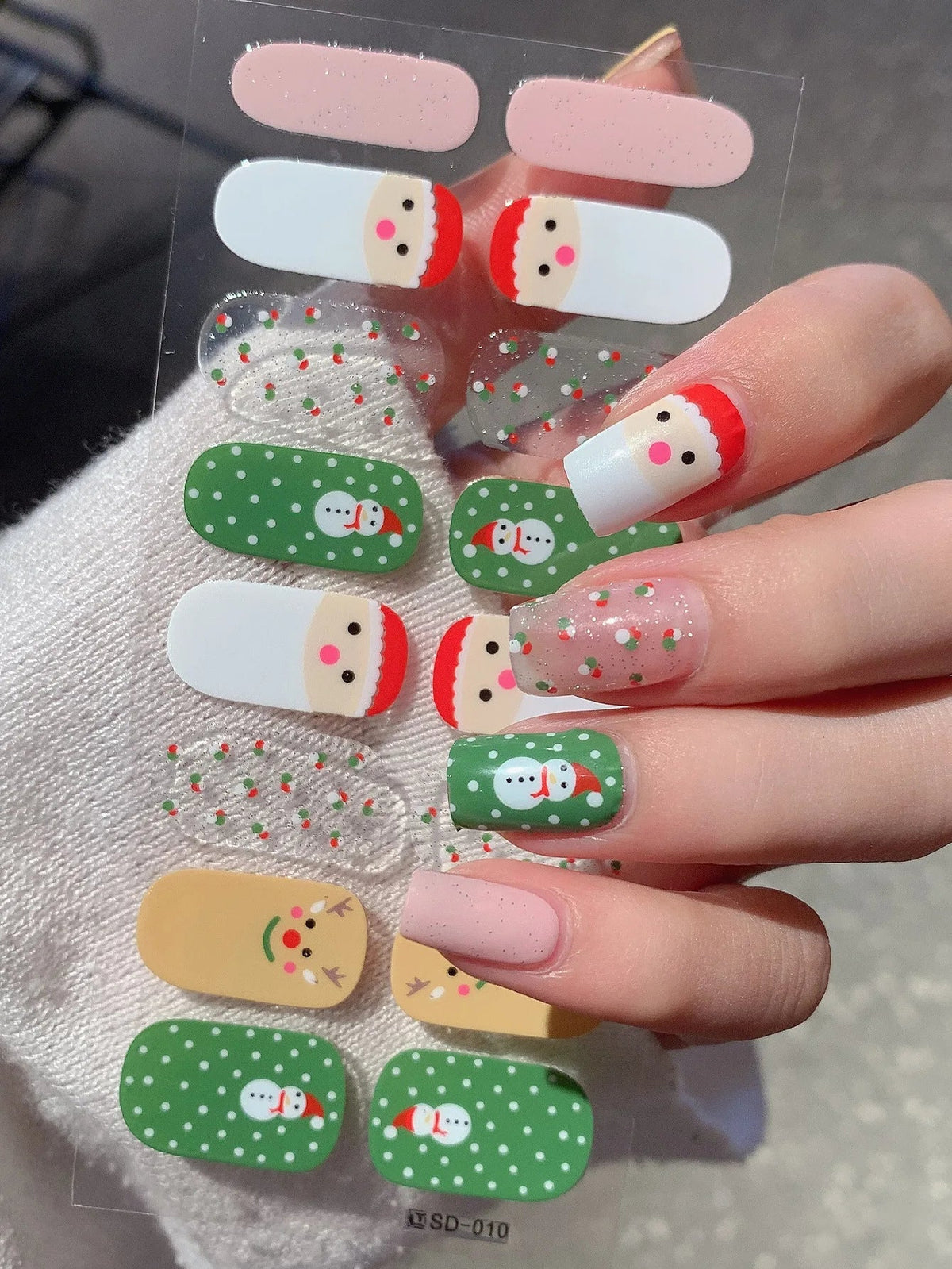Lunella — 3D Holiday Nail Art Stickers for Easy Festive Nails