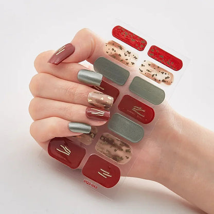 Lunella — 3D Holiday Nail Art Stickers for Easy Festive Nails