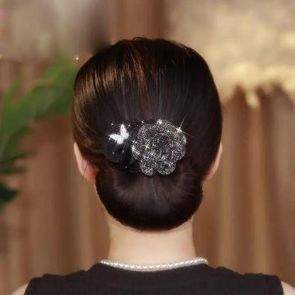 Effora — Hair Bun Maker with Floral Accent for Elegant Updos