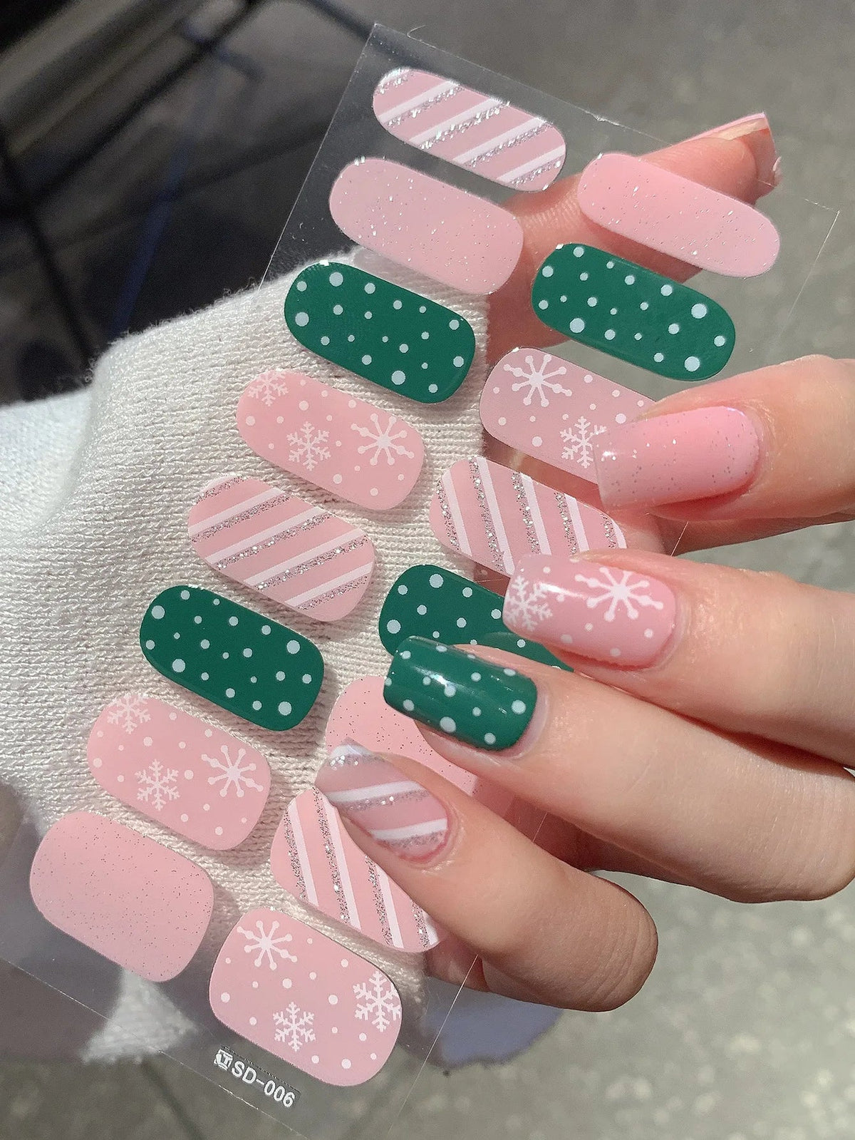 Lunella — 3D Holiday Nail Art Stickers for Easy Festive Nails