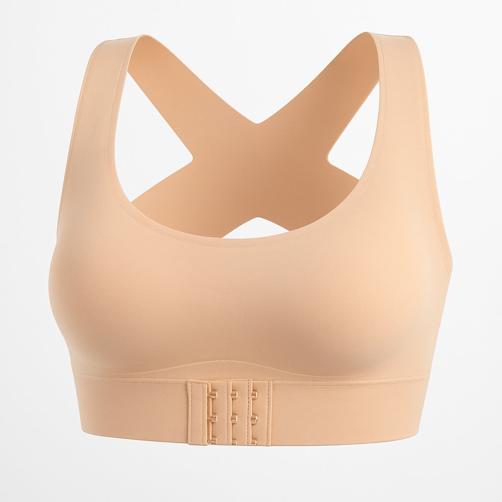 ElaraFit — Wire-Free Posture Bra with Front Hook Closure