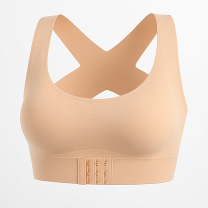 ElaraFit — Wire-Free Posture Bra with Front Hook Closure