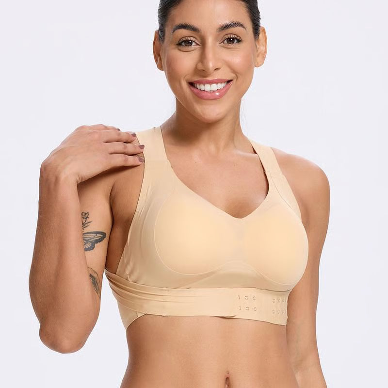 ElaraFit — Wire-Free Posture Bra with Front Hook Closure