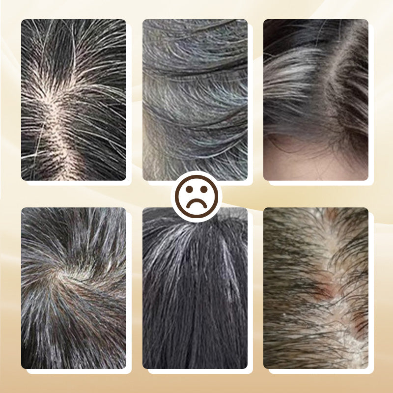 GrayAway™ — Instantly Own Every Strand with Flawless, Sweat-Proof Color Confidence