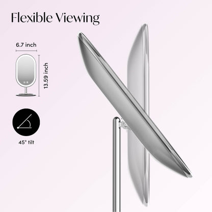 LED Makeup Mirror with 10x Magnification - Flawless Glow Ritual | Louvrs