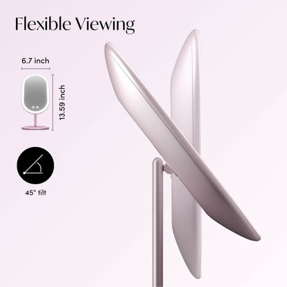 Vera LED Lighted Vanity Makeup Mirror - Flawless Glow Ritual | Louvrs